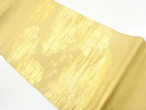 雲に色紙散らし模様織出し袋帯